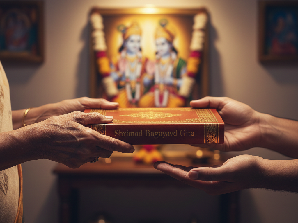 श्रीमद्भागवत गीता: जीवन के संघर्षों में एक आध्यात्मिक मार्गदर्शक